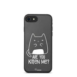 Load image into Gallery viewer, Are You Kitten Me? Biodegradable iPhone case
