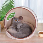 Load image into Gallery viewer, Collapsible Cat Cave Bed
