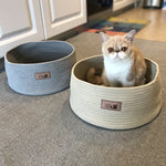 Load image into Gallery viewer, Round Sisal Cat Bed
