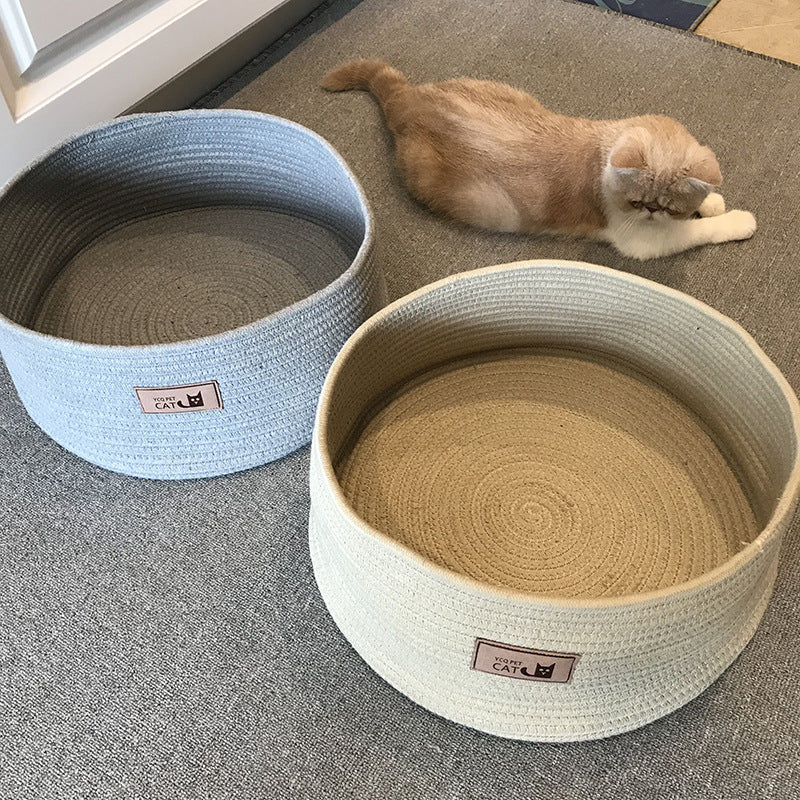Round Sisal Cat Bed