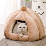 Load image into Gallery viewer, Warm Pumpkin Cat Cave
